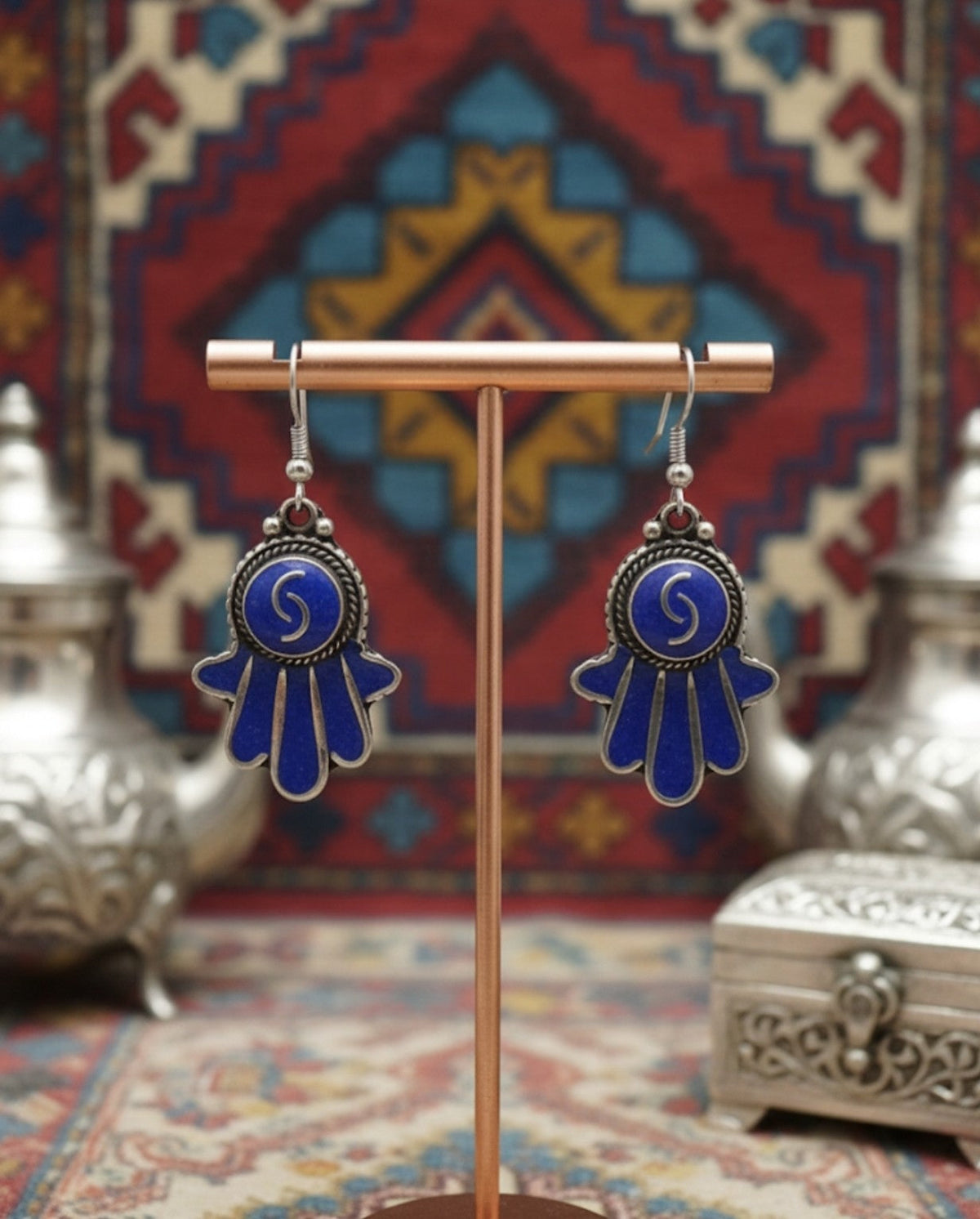 Zarina Lapis Turkmani Earrings
