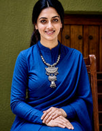 Tiered Jaali Jhumka Silver Statement Necklace