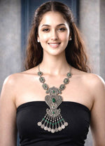 Sultan S Emerald Ottoman Statement Necklace