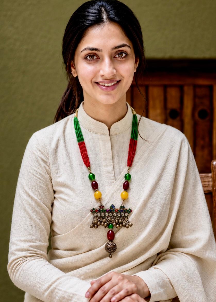 Multani Bazaar Beaded Tribal Necklace