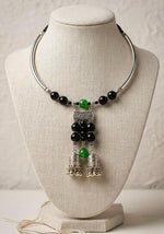 Jaali Jhumka Drop Choker Necklace