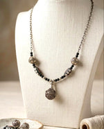 Ottoman Filigree Onyx Statement Necklace
