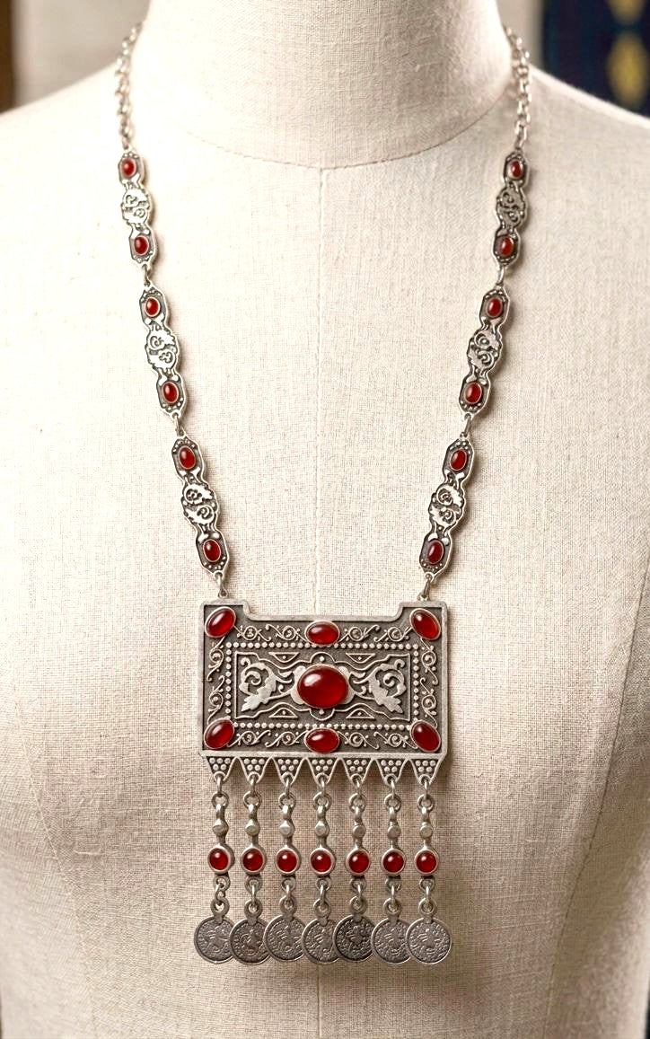 Ottoman Carnelian Coin Heritage Necklace