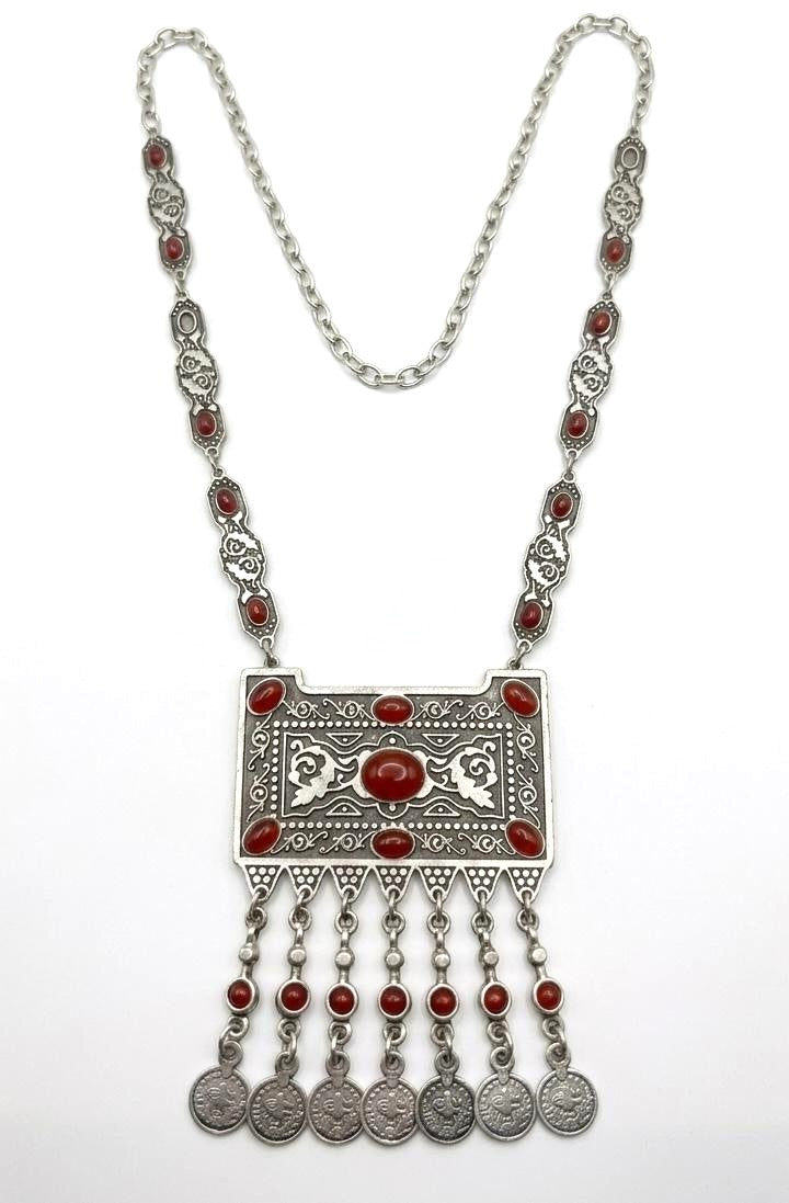 Ottoman Carnelian Coin Heritage Necklace