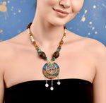 Tree of Life Wooden-Bead Tribal Necklace