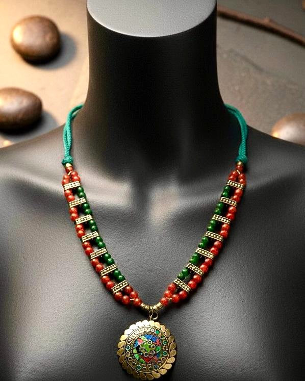 Mountain Melody Beaded Necklace