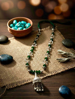 Forest Echo Silver Necklace