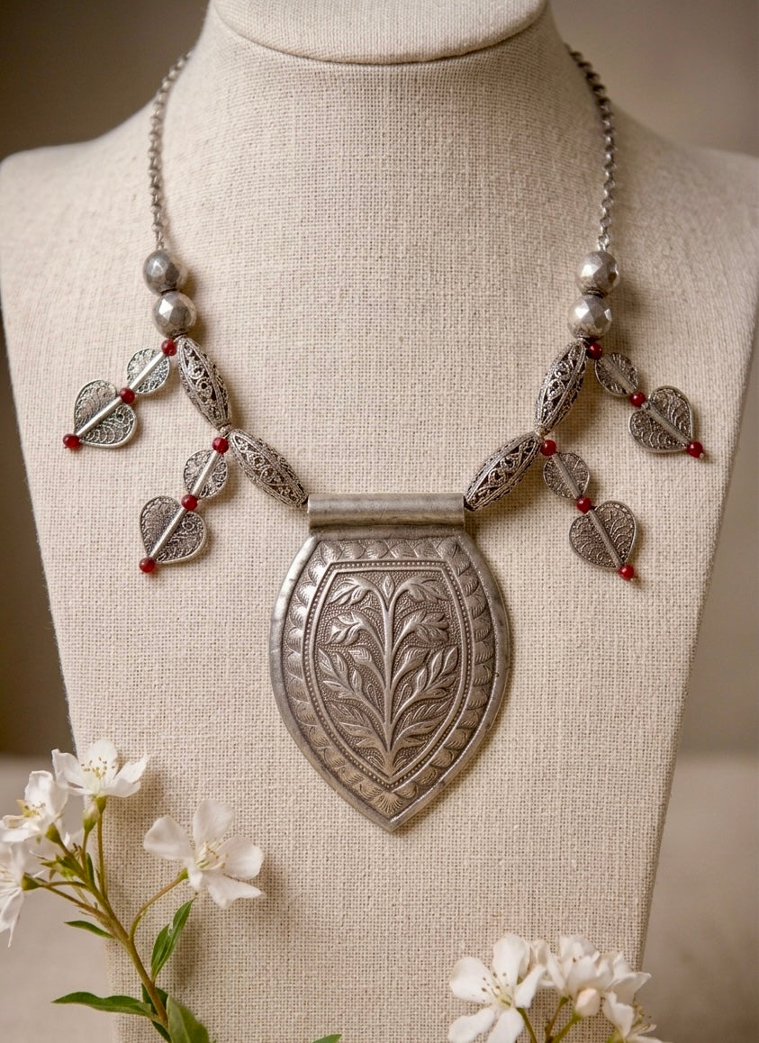 Tree Of Life Shield Pendant Necklace