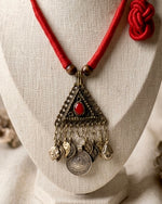 Desert Warrior Triangle Pendant Necklace