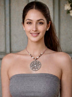 Star Compass Mandala Pendant Necklace
