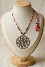 Star Compass Mandala Pendant Necklace