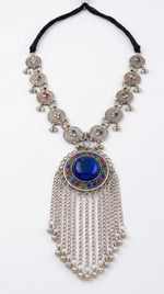 Tribal Rain Coin Chain Statement Necklace
