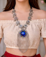 Tribal Rain Coin Chain Statement Necklace
