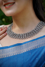 Jaali Weave Broad Collar Necklace