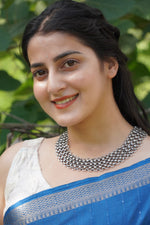 Jaali Weave Broad Collar Necklace