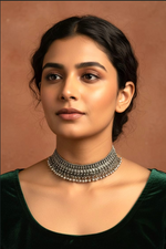 Royal Ghungroo Oxidised Choker