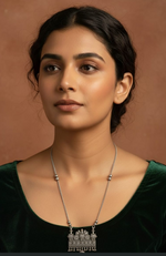 Rustic Charm Oxidised Necklace