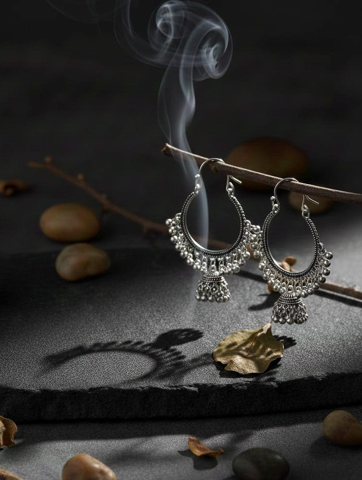 Crimson Heritage Oxidised Studs Copy