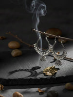 Crimson Heritage Oxidised Studs Copy