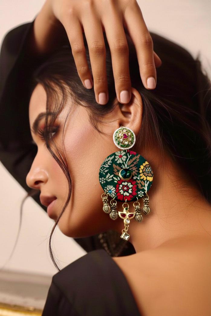 Emerald Garden Premium Handcrafted Earrings