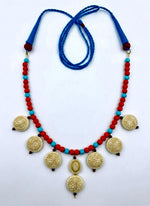 Bazaar Disc Coin Bead Necklace