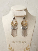 Aafreen Mirror Drape Earrings