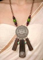Tibetan Tribal Boho Spiritual Pendant Necklace