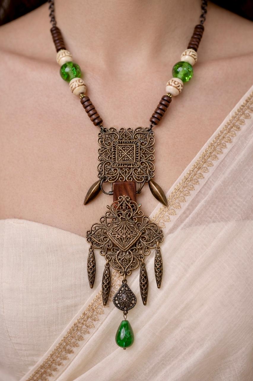 Turkish Tribal Inspired Statement Necklace