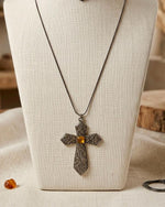 Vintage Cross Pendant Necklace