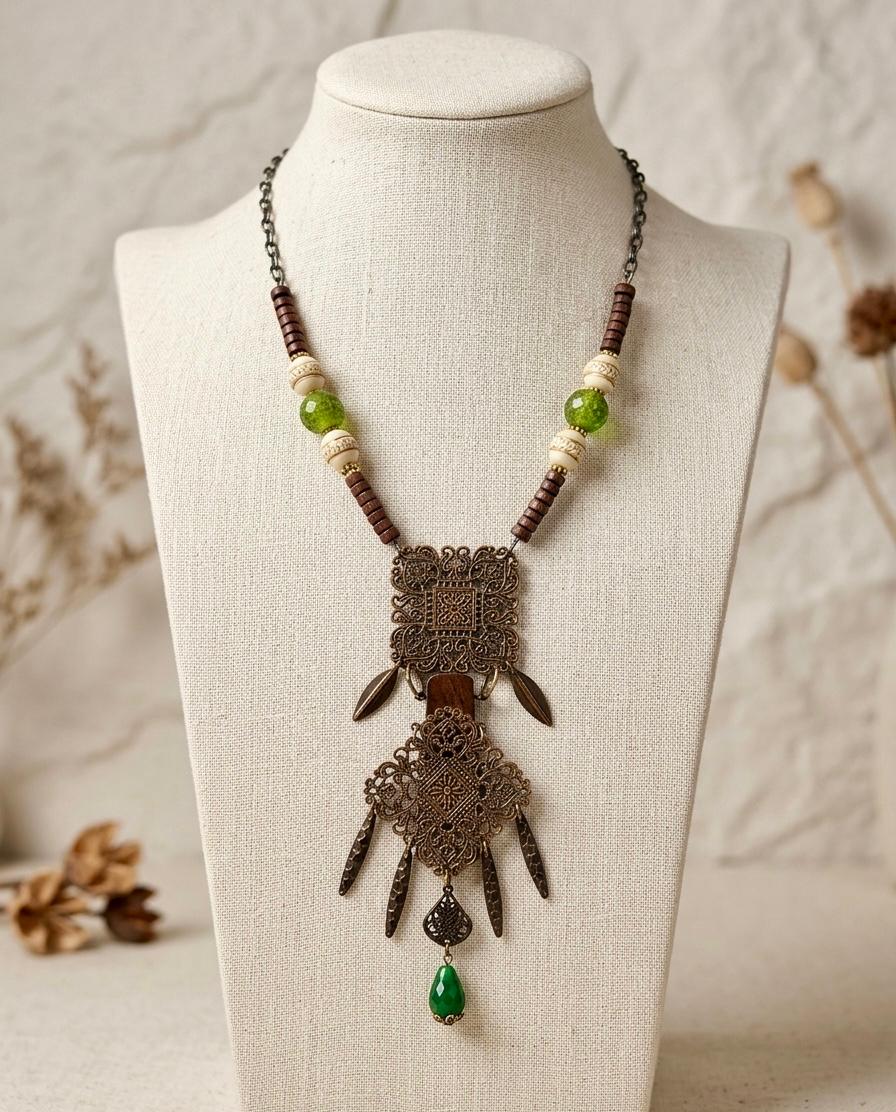 Turkish Tribal Inspired Statement Necklace