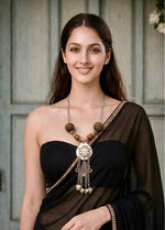 Afghan Tribal Kuchi Statement Necklace With Tassel Charms