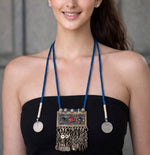 Sahar Ziba Rectangular Talisman Necklace