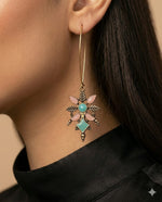 Spring Blossom Ottoman Drop Earrings