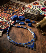 Lapis Lazuli Afghan Bib Necklace