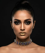 Warrior Queen Afghan Bar Choker