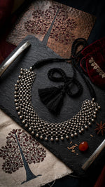Jaali Weave Broad Collar Necklace