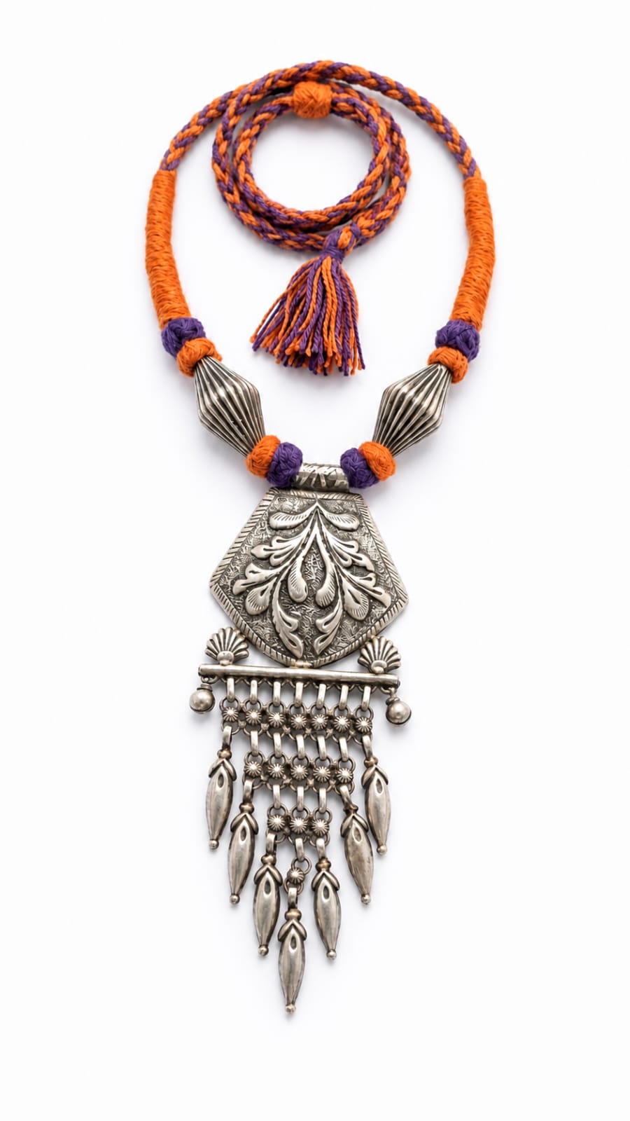 Raqs Banjara Feather Pendant Necklace