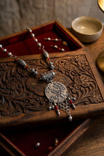 Raasleela Krishna Disc Necklace