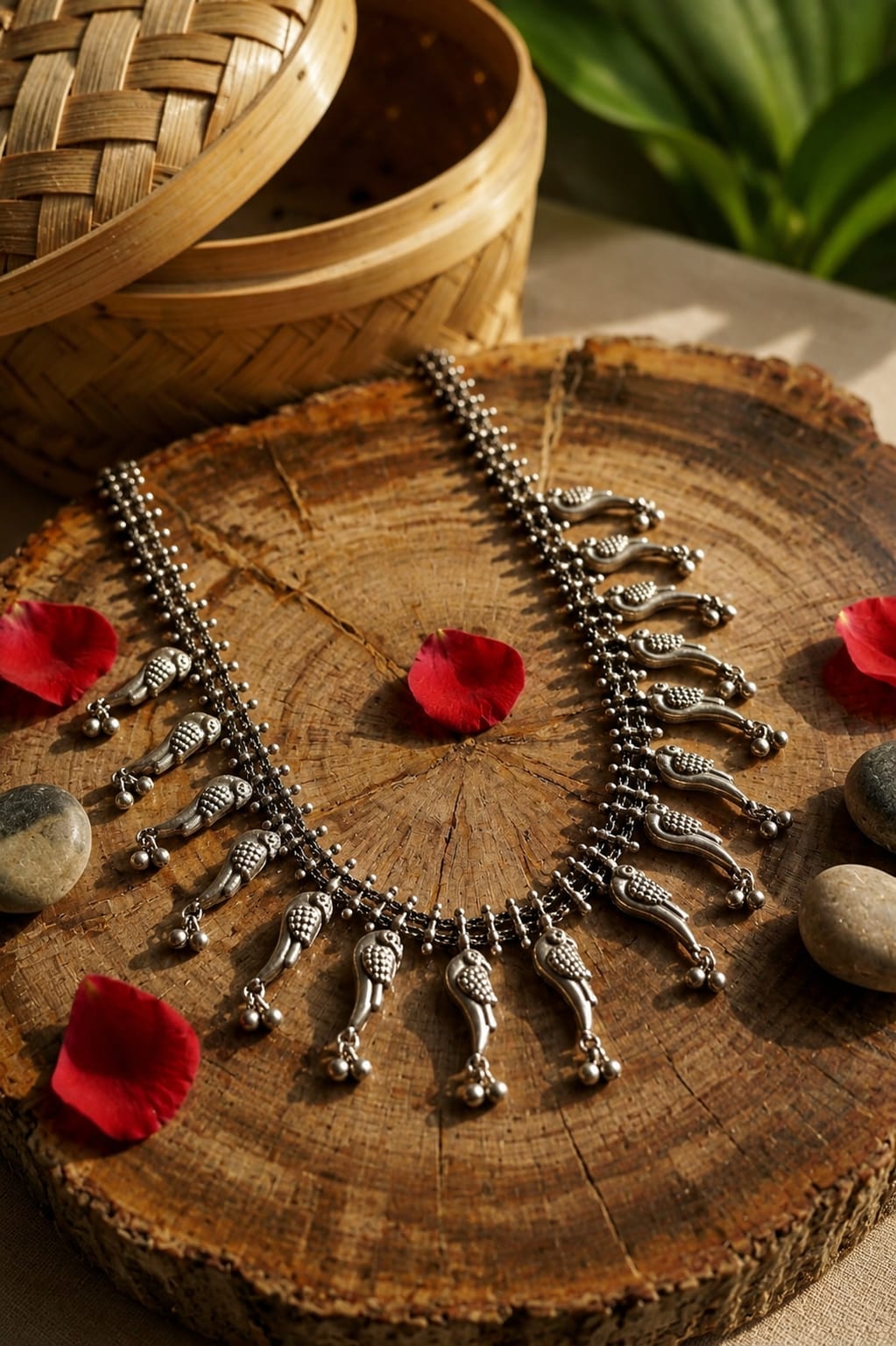 Meenakshi Fish Charm Necklace