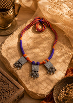 Triveni Triple Amulet Thread Necklace