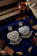 Mor Darbar Peacock Drop Earrings