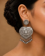 Mor Darbar Peacock Drop Earrings