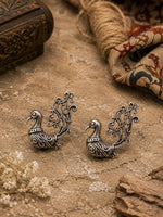 Folk Tale Peacock Studs