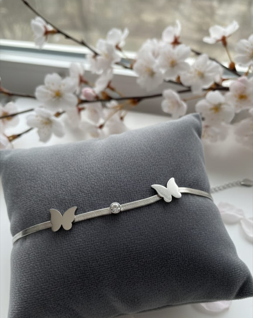 Silver Flutter Bracelet