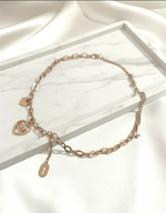 Blush Heart Link Bracelet