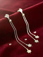 Kashmiri Dejhoor Chain Drop Earrings