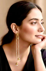 Pearl Drop Kashmiri Dejhoor Earrings