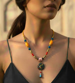Tibetan Medallion Necklace