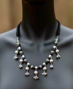Black Brass Tribal Pendant Necklace
