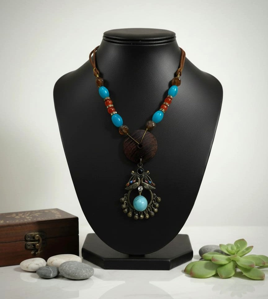 Afghan Accent Tribal Necklace